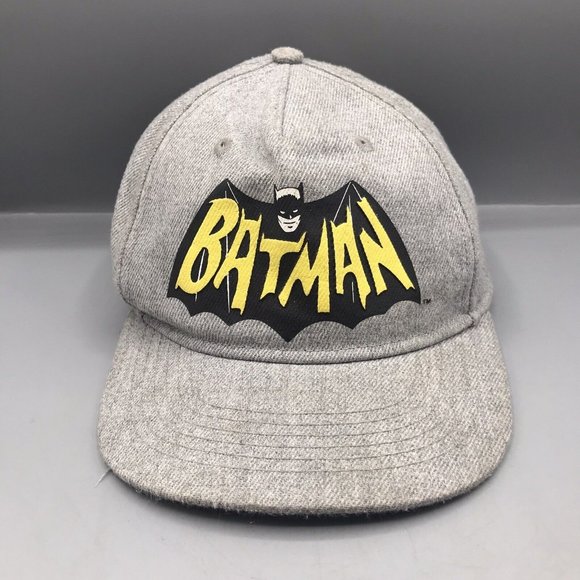H&M Batman DC Comics Movie Logo SnapBack Cap Hat Youth US Size 4-8Y Superhero - Picture 1 of 7